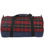 Duffel Tartan Burgundy