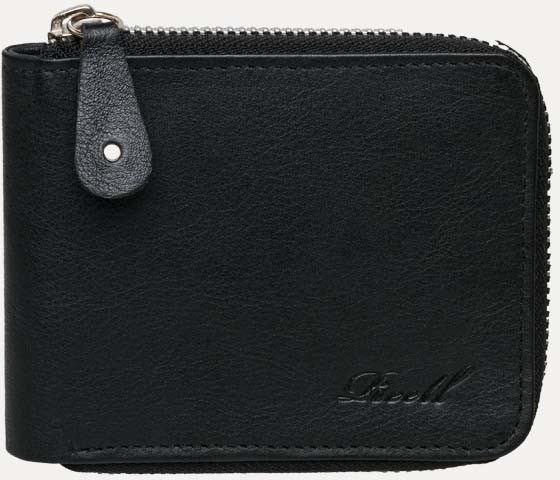 Zip Leather Black